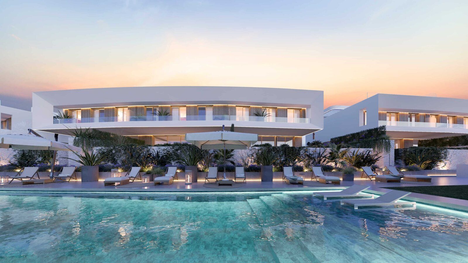 Adosadas de 4 dormitorios en Estepona Semi-detached houses with 4 bedrooms in Estepona Townhouse cu 4 dormitoare în Estepona Maisons jumelées de 4 chambres à Estepona