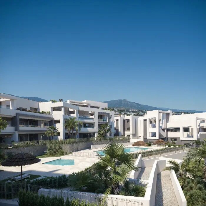 Nuevos apartamentos de 2 dormitorios en Selwo, Estepona