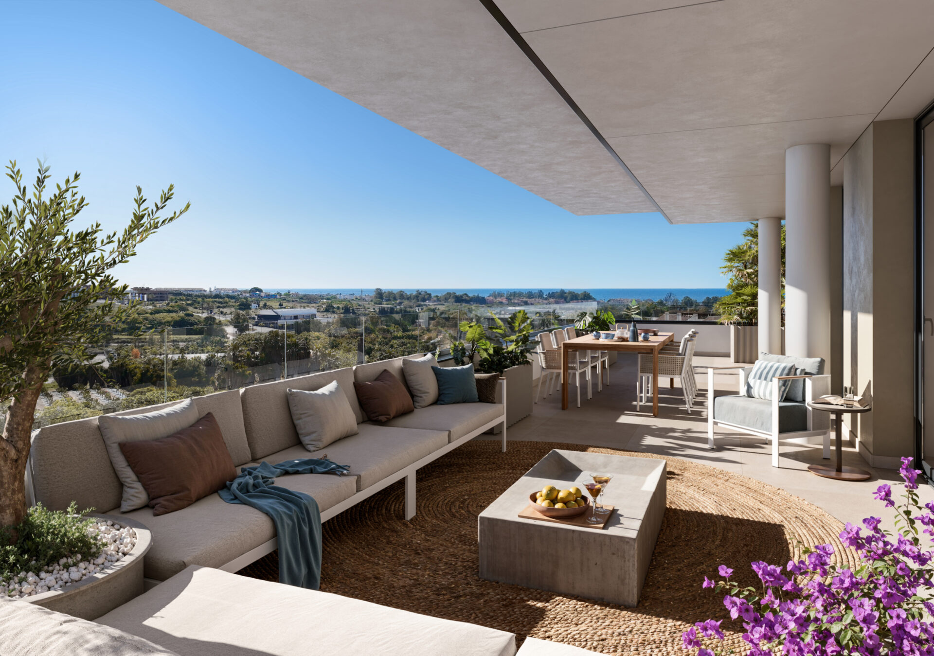 Nuevos apartamentos de 3 dormitorios en Estepona