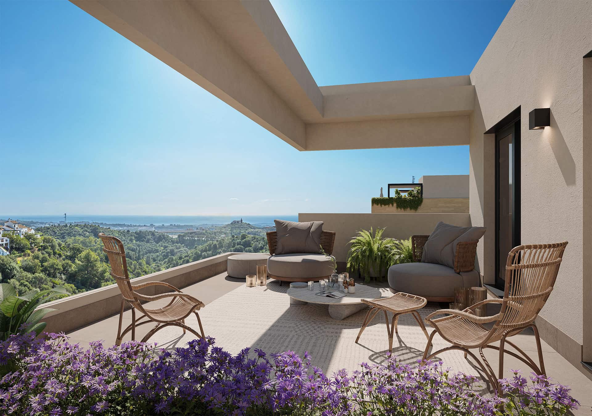 Nuevos 3 dormitorios en Altos de los Monteros, Marbella
